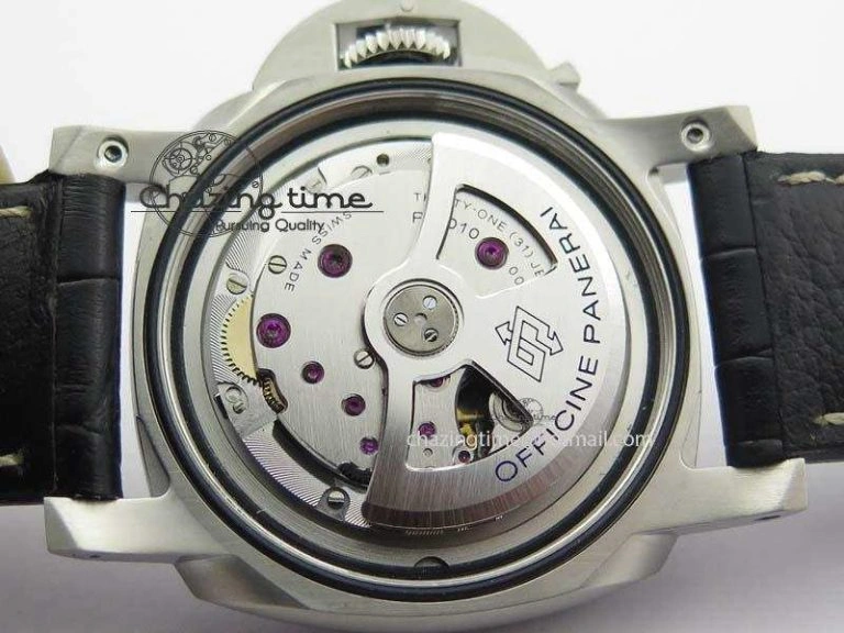 PAM1312 S ZF 1:1 Best Edition Black Dial On Black Leather Strap P ZipUp 8487
