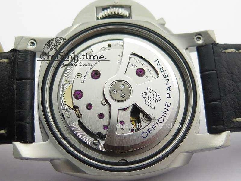 PAM1312 S ZF 1:1 Best Edition Black Dial On Black Leather Strap P ZipUp 8487