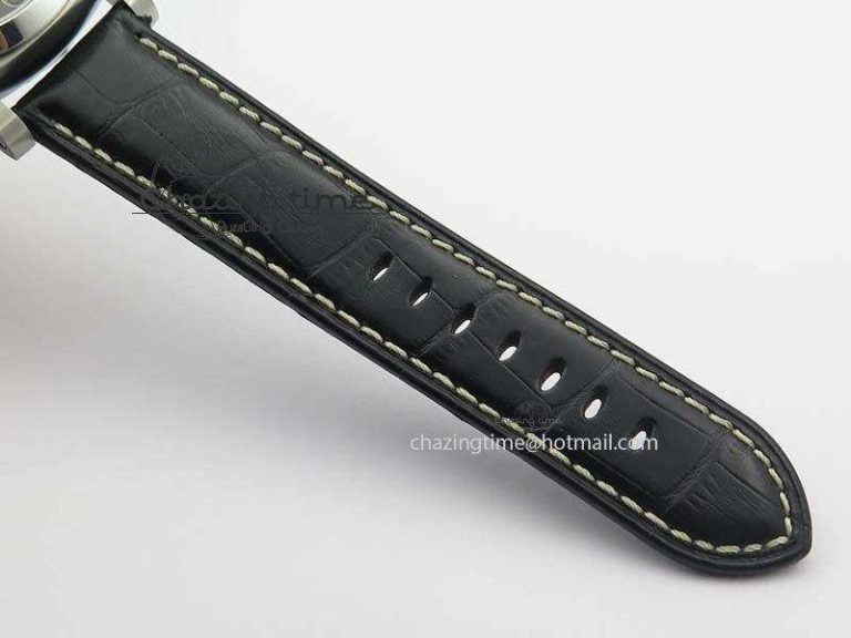 PAM1312 S ZF 1:1 Best Edition Black Dial On Black Leather Strap P ZipUp 8487
