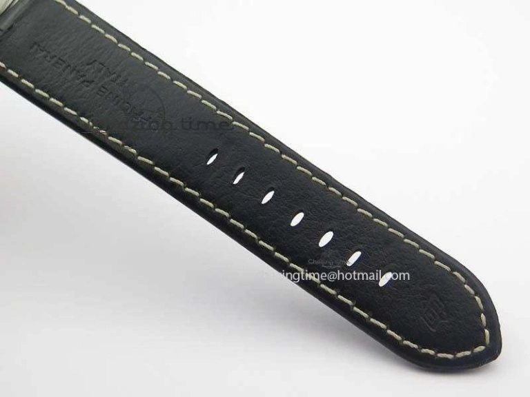PAM1312 S ZF 1:1 Best Edition Black Dial On Black Leather Strap P ZipUp 8487