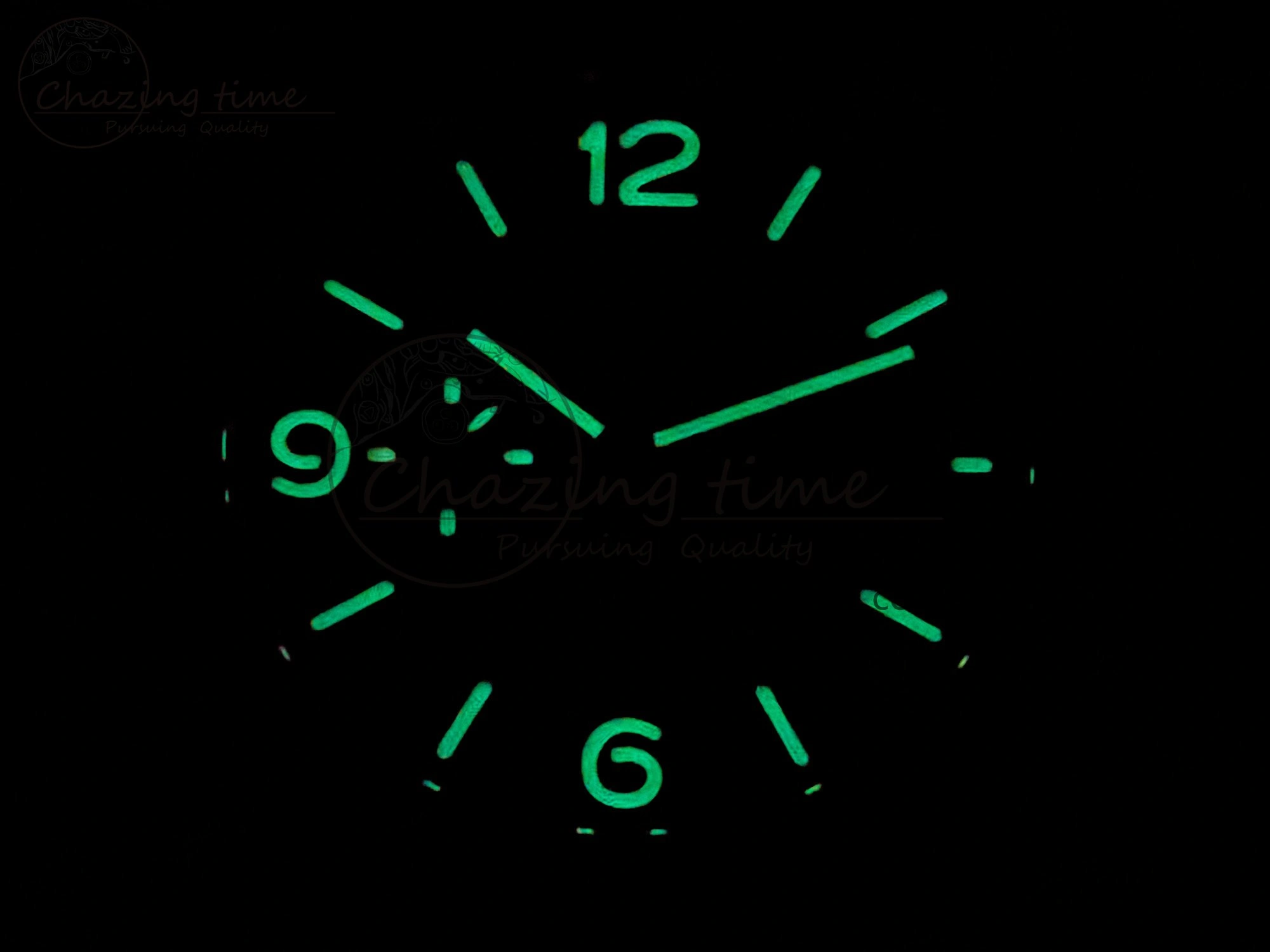 EyeCatching PAM1312 W TTF 1:1 Best Edition on Black Leather Strap P 8330