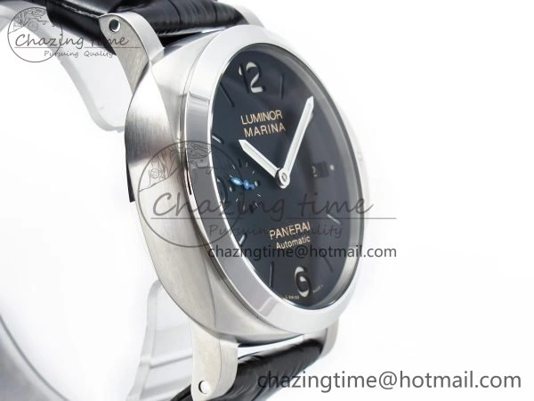 EyeCatching PAM1312 W TTF 1:1 Best Edition on Black Leather Strap P 8330