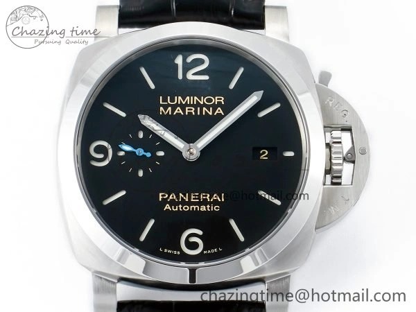 EyeCatching PAM1312 W TTF 1:1 Best Edition on Black Leather Strap P 8330