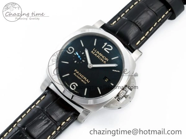 EyeCatching PAM1312 W TTF 1:1 Best Edition on Black Leather Strap P 8330