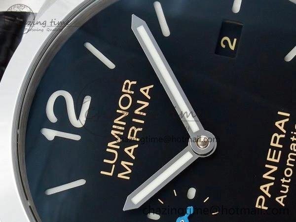 EyeCatching PAM1312 W TTF 1:1 Best Edition on Black Leather Strap P 8330