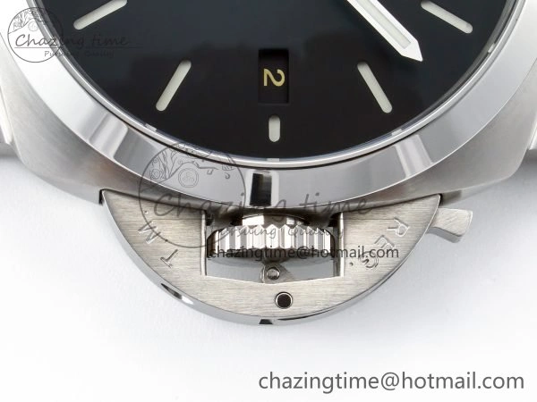 EyeCatching PAM1312 W TTF 1:1 Best Edition on Black Leather Strap P 8330