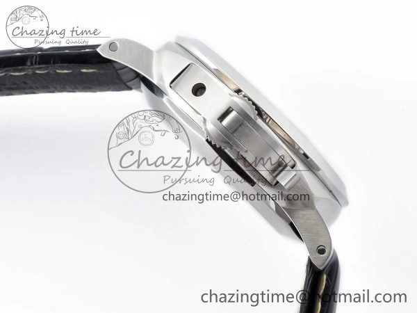 EyeCatching PAM1312 W TTF 1:1 Best Edition on Black Leather Strap P 8330