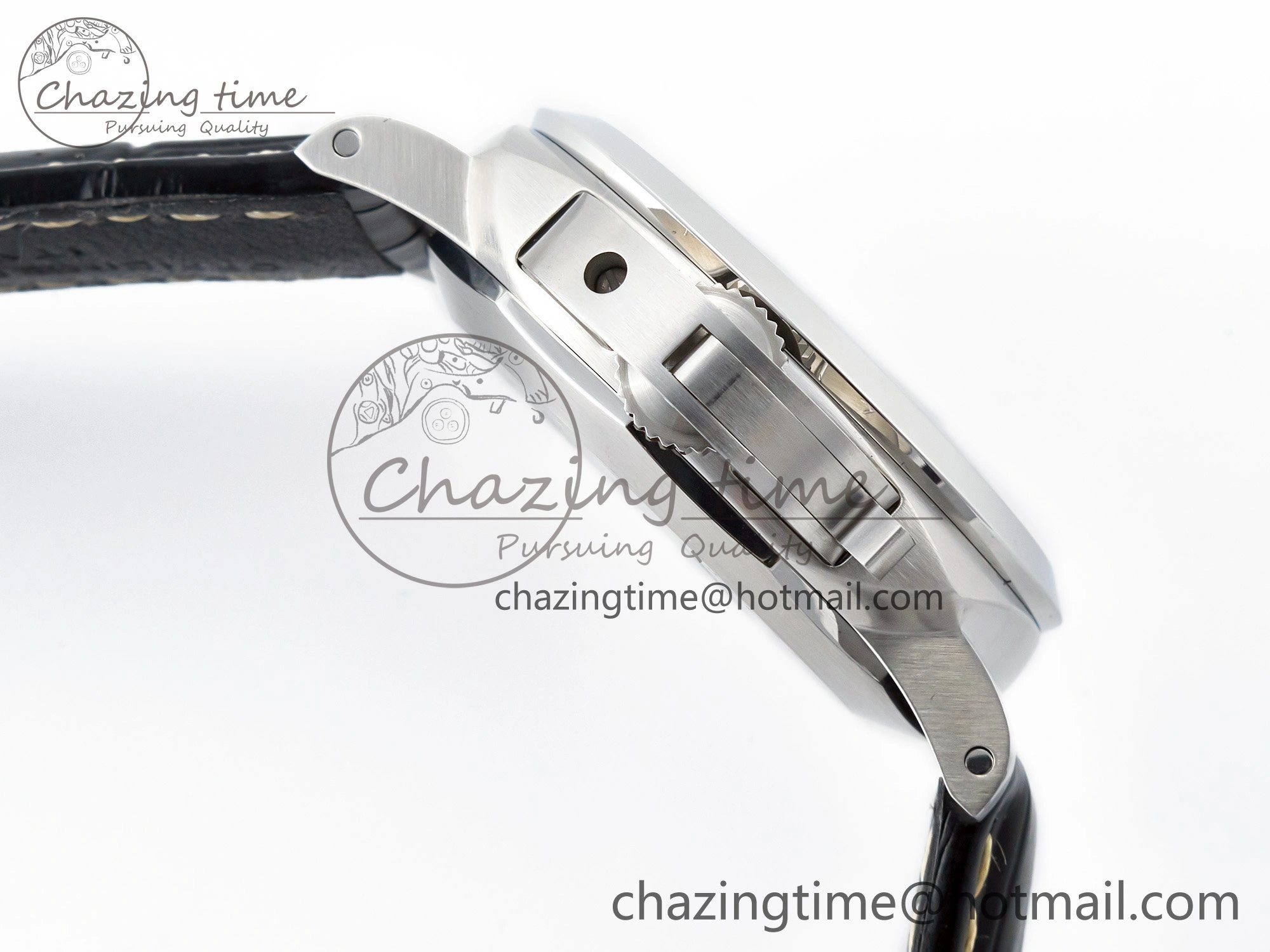 EyeCatching PAM1312 W TTF 1:1 Best Edition on Black Leather Strap P 8330