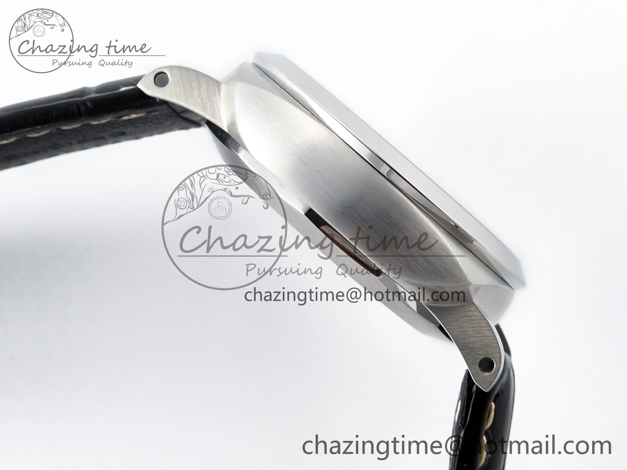 EyeCatching PAM1312 W TTF 1:1 Best Edition on Black Leather Strap P 8330