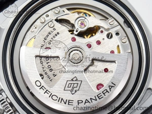 EyeCatching PAM1312 W TTF 1:1 Best Edition on Black Leather Strap P 8330