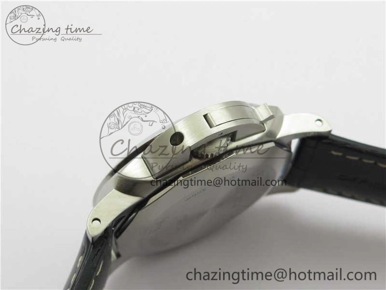 OnTrend PAM1312 W VSF 1:1 Best Edition Black Dial on Black Leather Strap P.9010 Clone 8385