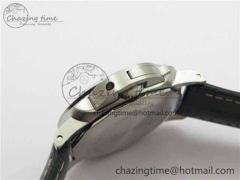 OnTrend PAM1312 W VSF 1:1 Best Edition Black Dial on Black Leather Strap P.9010 Clone 8385
