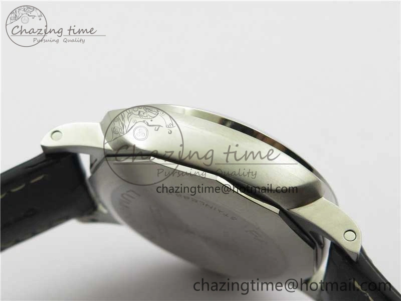 OnTrend PAM1312 W VSF 1:1 Best Edition Black Dial on Black Leather Strap P.9010 Clone 8385