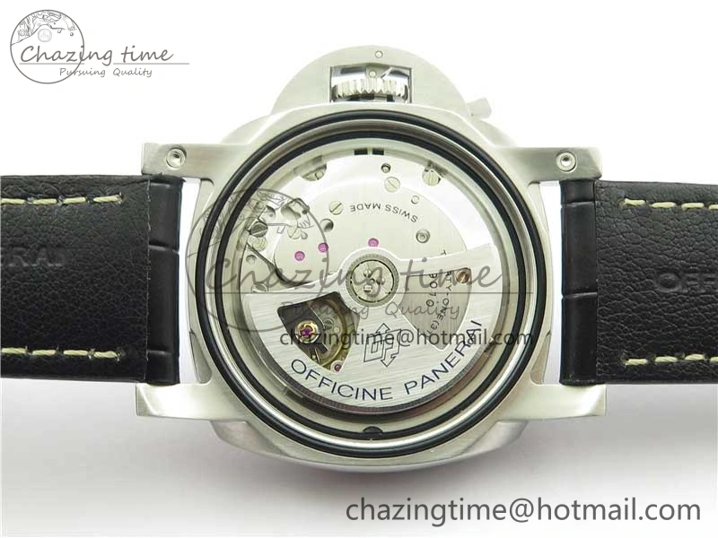 OnTrend PAM1312 W VSF 1:1 Best Edition Black Dial on Black Leather Strap P.9010 Clone 8385