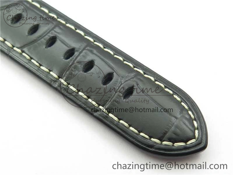 OnTrend PAM1312 W VSF 1:1 Best Edition Black Dial on Black Leather Strap P.9010 Clone 8385