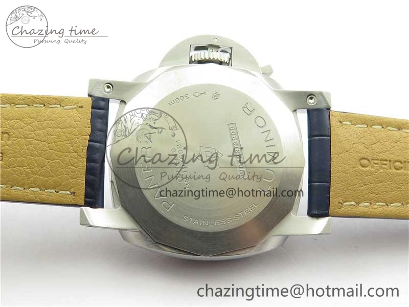 PAM1313 VSF 1:1 Best Edition Blue Dial on Blue Leather Strap P.9010 Clone EasyCare 8384