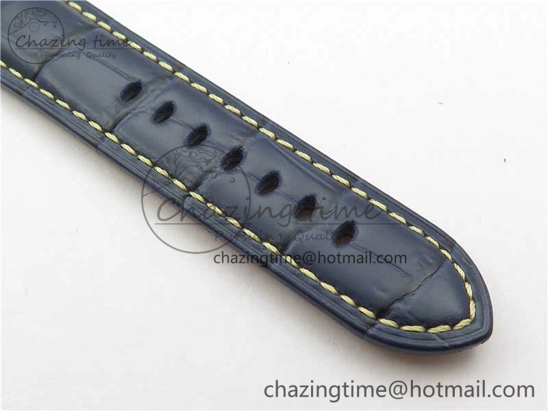 PAM1313 VSF 1:1 Best Edition Blue Dial on Blue Leather Strap P.9010 Clone EasyCare 8384
