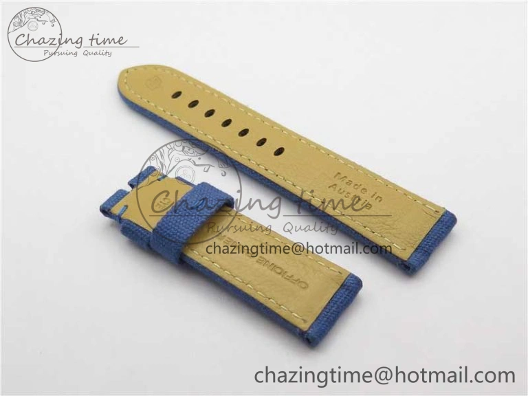 PAM1313 VSF 1:1 Best Edition Blue Dial on Blue Leather Strap P.9010 Clone EasyCare 8384