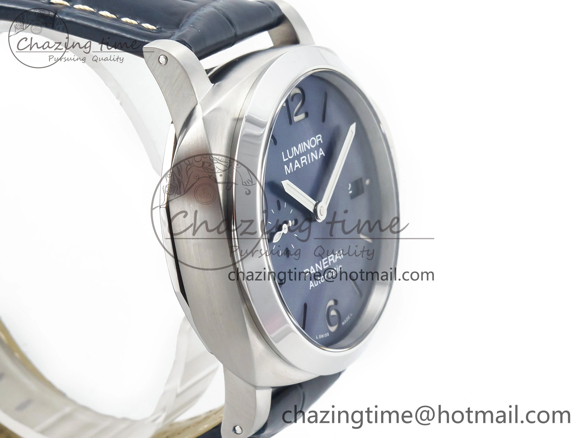 Trendy PAM1313 W TTF 1:1 Best Edition on Blue Leather Strap P 8326