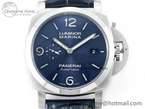 Trendy PAM1313 W TTF 1:1 Best Edition on Blue Leather Strap P 8326