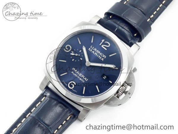 Trendy PAM1313 W TTF 1:1 Best Edition on Blue Leather Strap P 8326