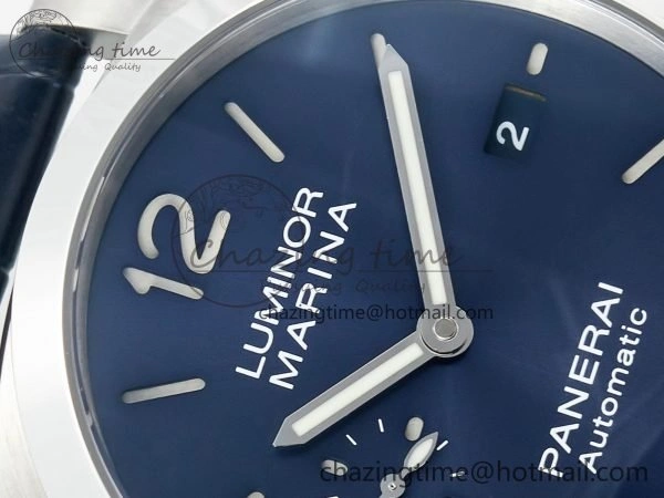 Trendy PAM1313 W TTF 1:1 Best Edition on Blue Leather Strap P 8326