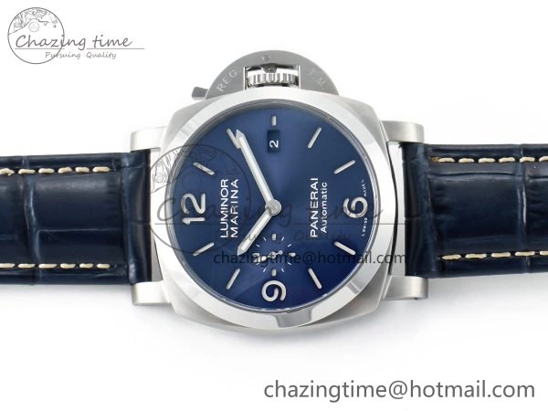 Trendy PAM1313 W TTF 1:1 Best Edition on Blue Leather Strap P 8326