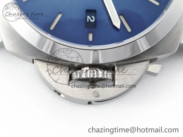 Trendy PAM1313 W TTF 1:1 Best Edition on Blue Leather Strap P 8326