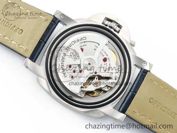 Trendy PAM1313 W TTF 1:1 Best Edition on Blue Leather Strap P 8326