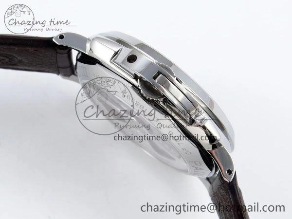 Sleek PAM1329 Luminor Due 42mm VSF 1:1 Best Edition Green Dial on Brown Leather Strap P 8314