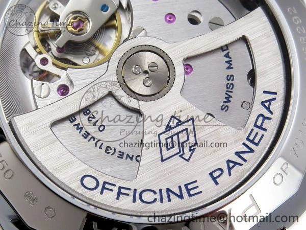 Sleek PAM1329 Luminor Due 42mm VSF 1:1 Best Edition Green Dial on Brown Leather Strap P 8314