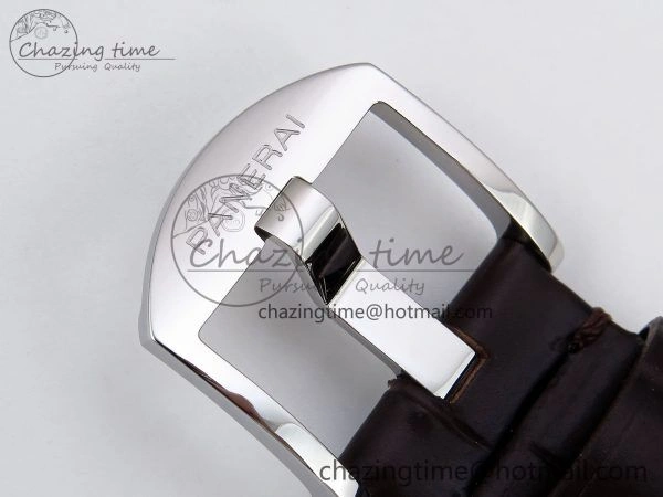 Sleek PAM1329 Luminor Due 42mm VSF 1:1 Best Edition Green Dial on Brown Leather Strap P 8314