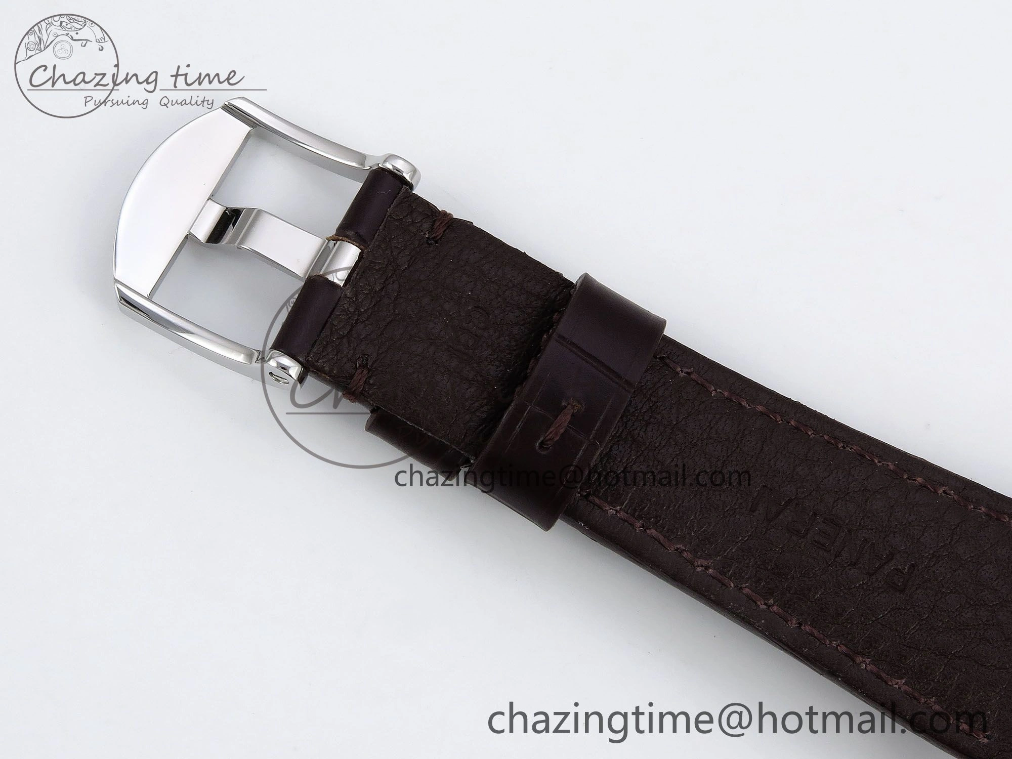 Sleek PAM1329 Luminor Due 42mm VSF 1:1 Best Edition Green Dial on Brown Leather Strap P 8314