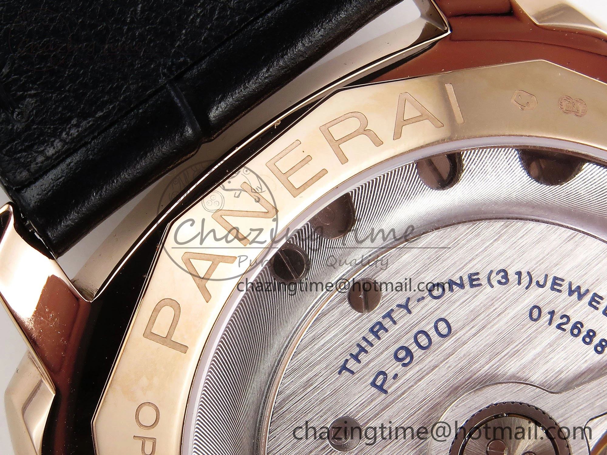Unisex PAM1336 Luminor Due 42mm VSF Best Edition White Dial on Leather Strap P900 Clone 8328