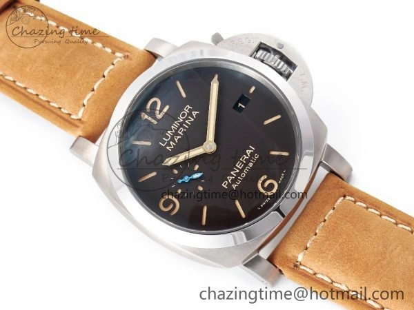 SoftTouch PAM1351 W TTF 1:1 Best Edition on Asso Leather Strap P 8331