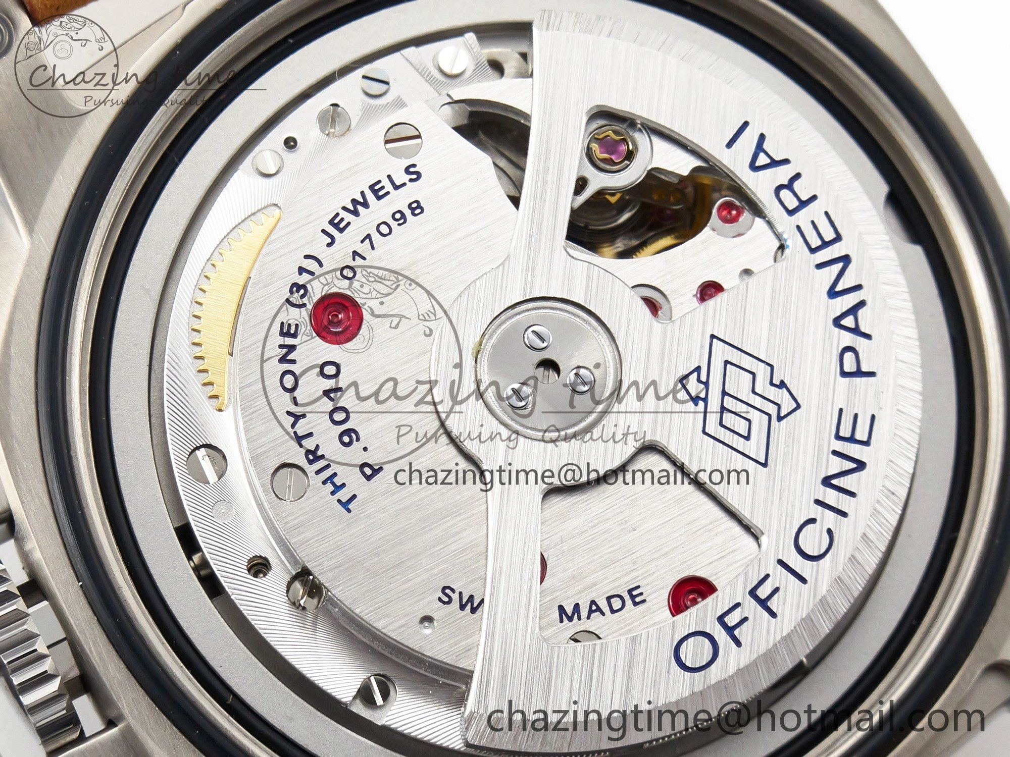 SoftTouch PAM1351 W TTF 1:1 Best Edition on Asso Leather Strap P 8331