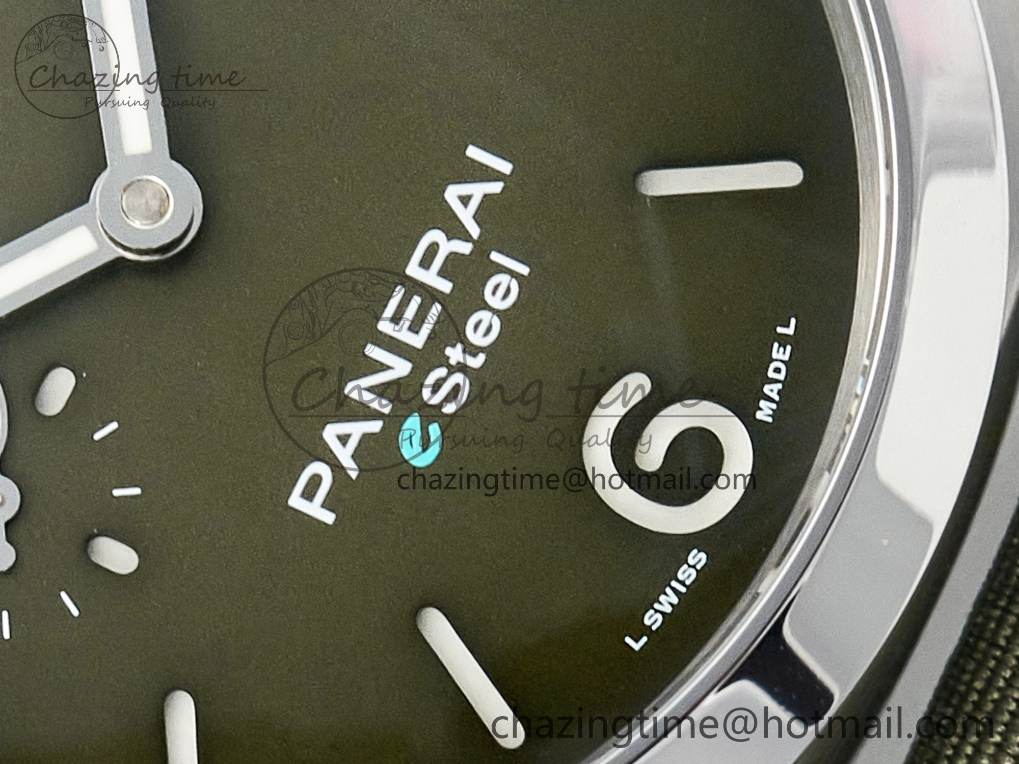 PAM1356 W TTF 1:1 Best Edition on Green Nylon Strap P Versatile 8329
