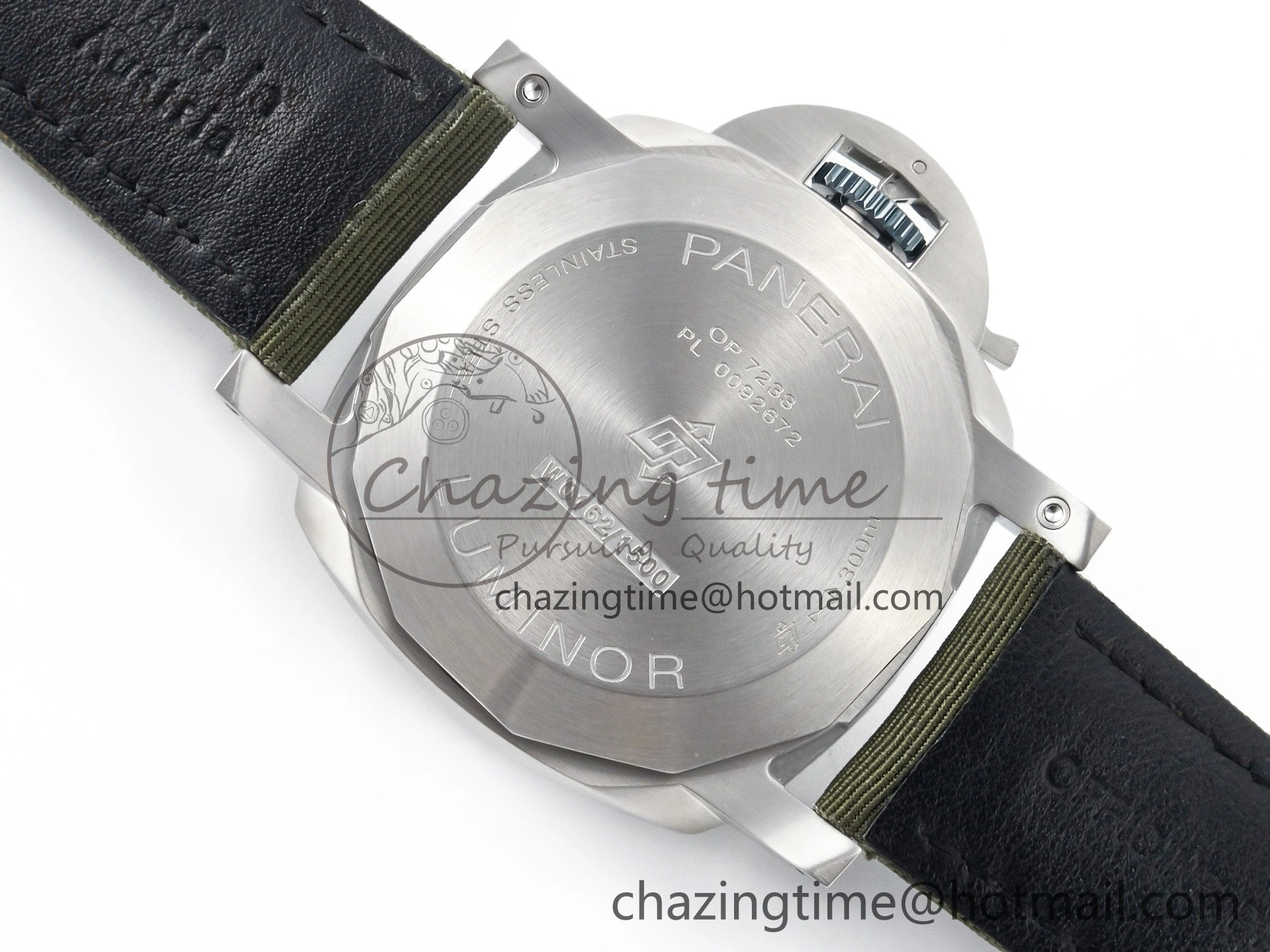 PAM1356 W TTF 1:1 Best Edition on Green Nylon Strap P Versatile 8329