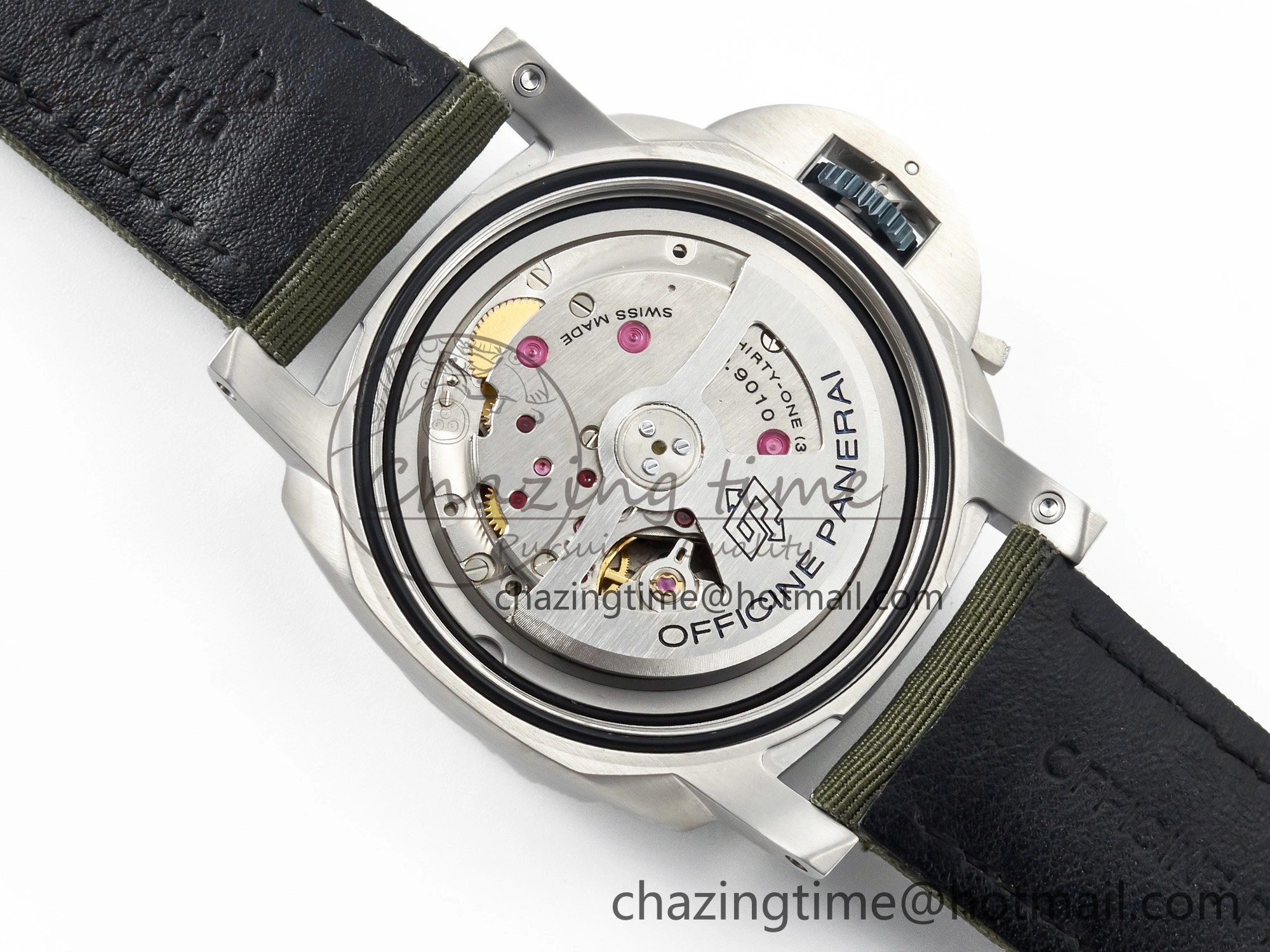PAM1356 W TTF 1:1 Best Edition on Green Nylon Strap P Versatile 8329