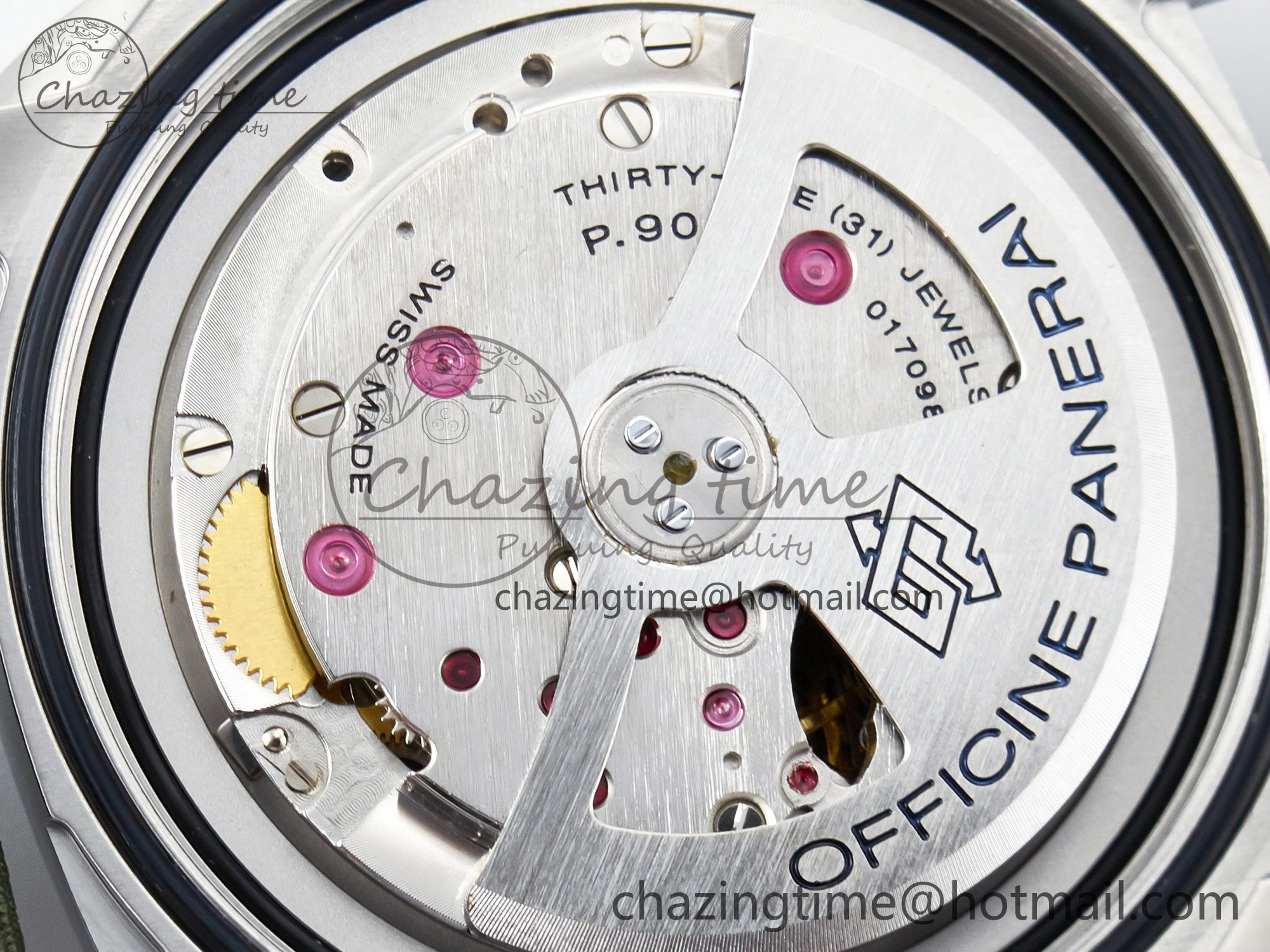 PAM1356 W TTF 1:1 Best Edition on Green Nylon Strap P Versatile 8329