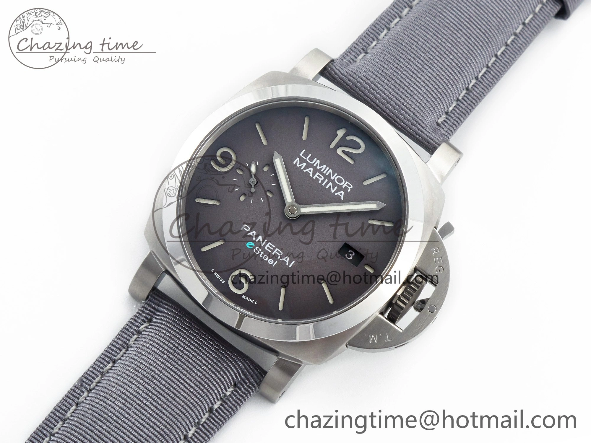 PAM1358 W TTF 1:1 Best Edition on Gray Nylon Strap P Original 8339
