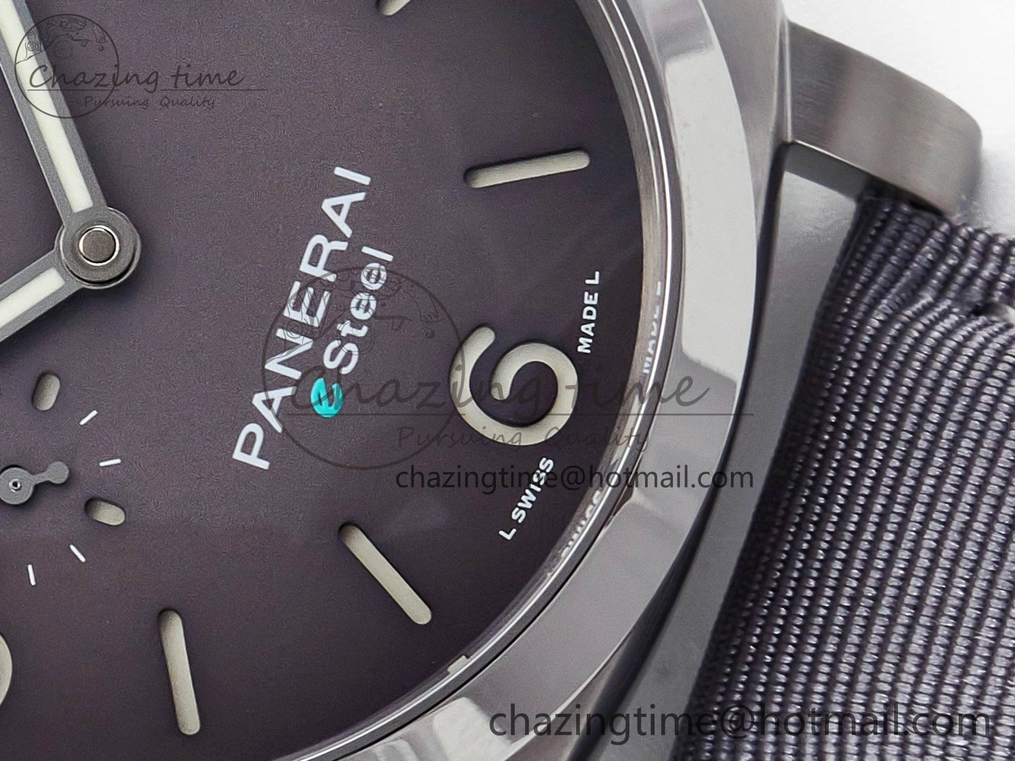 PAM1358 W TTF 1:1 Best Edition on Gray Nylon Strap P Original 8339
