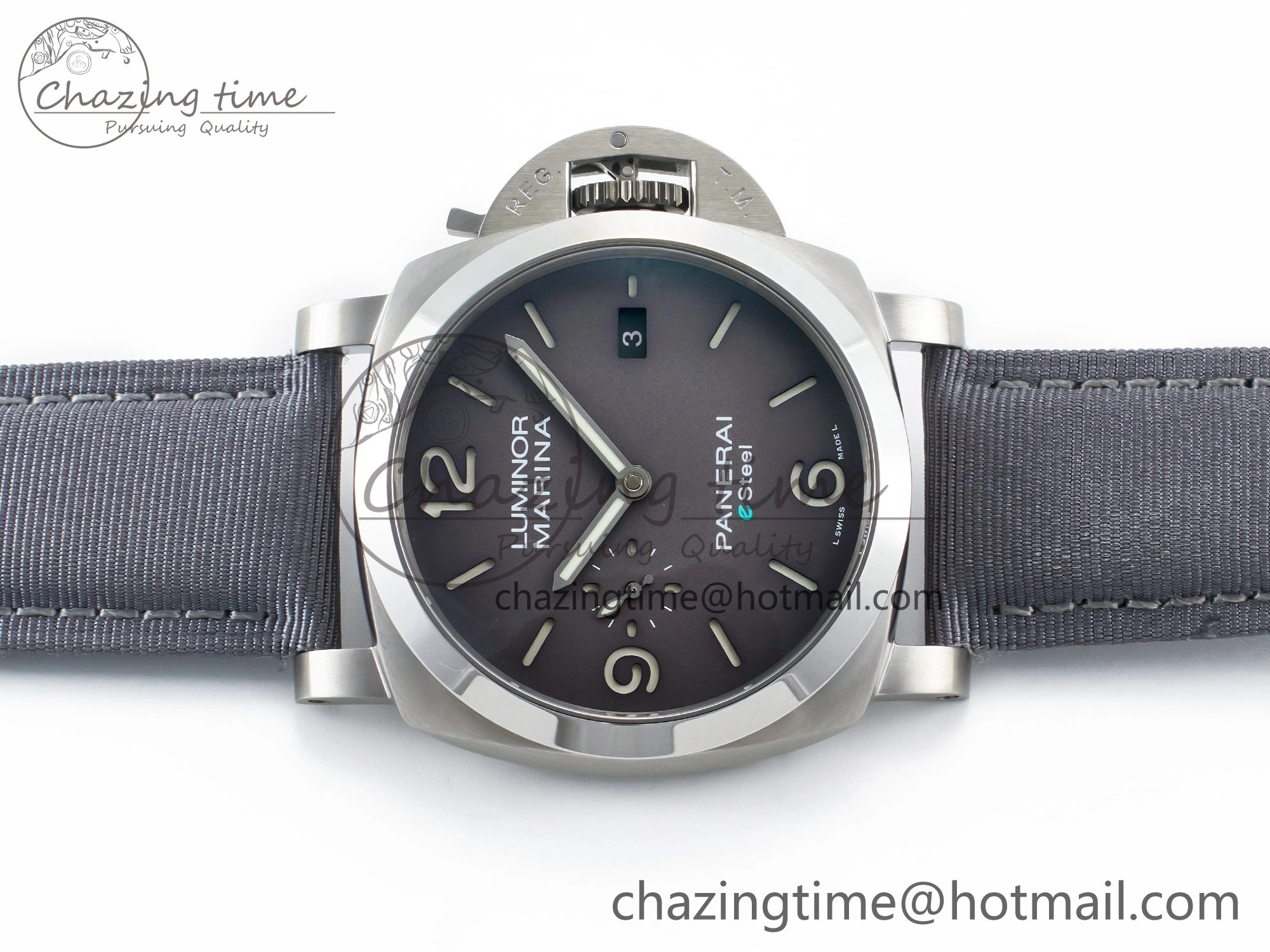 PAM1358 W TTF 1:1 Best Edition on Gray Nylon Strap P Original 8339