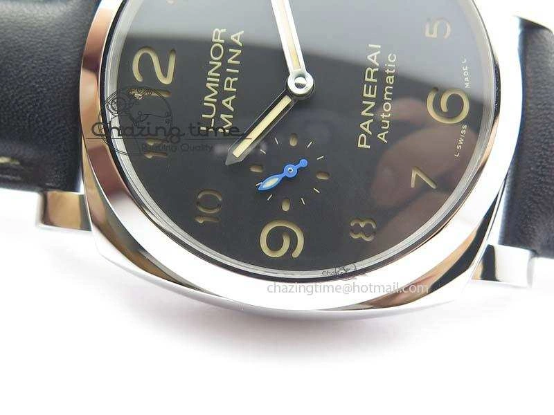 PAM1359 S V6F 1:1 Best Edition Lite On Black Leather Strap P Supportive 8485