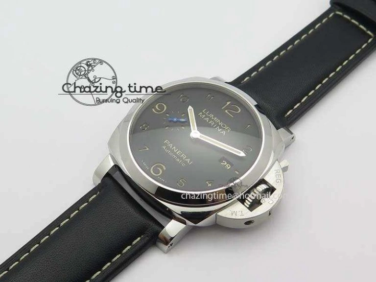 PAM1359 S V6F 1:1 Best Edition Lite On Black Leather Strap P Supportive 8485
