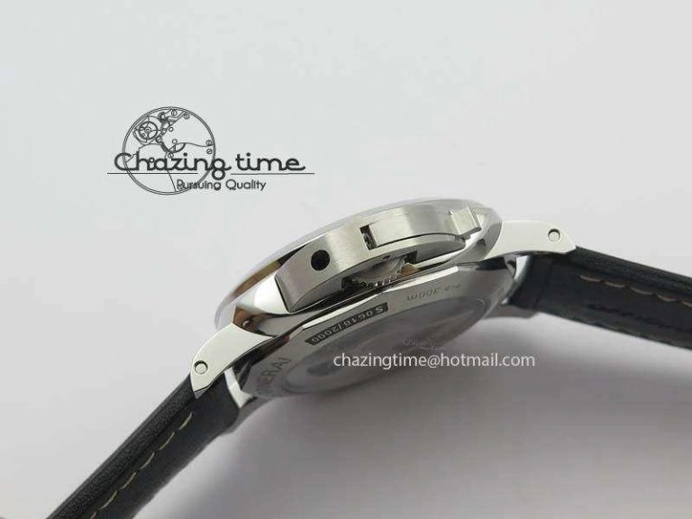 PAM1359 S V6F 1:1 Best Edition Lite On Black Leather Strap P Supportive 8485