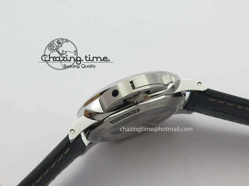 PAM1359 S V6F 1:1 Best Edition Lite On Black Leather Strap P Supportive 8485
