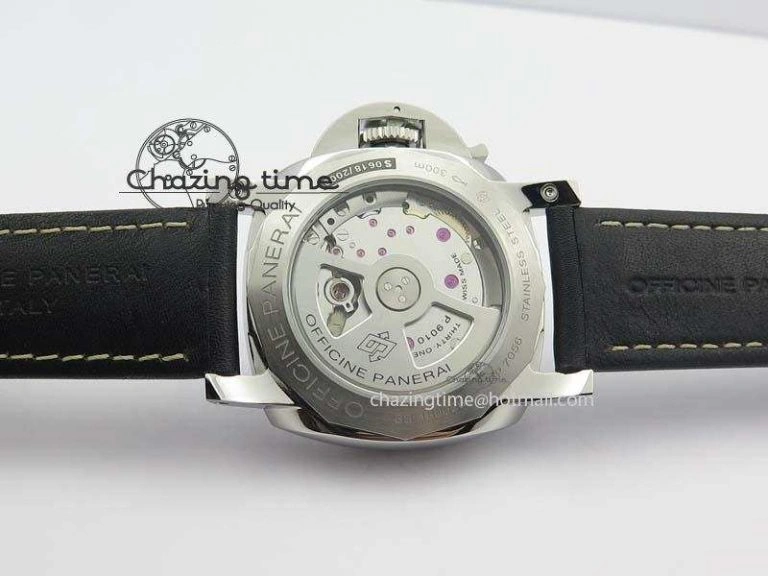 PAM1359 S V6F 1:1 Best Edition Lite On Black Leather Strap P Supportive 8485