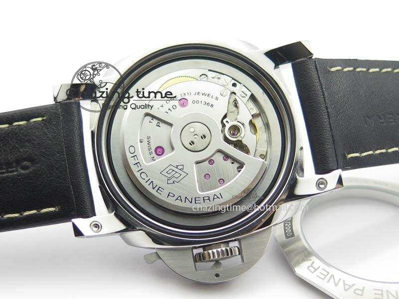 PAM1359 S V6F 1:1 Best Edition Lite On Black Leather Strap P Supportive 8485