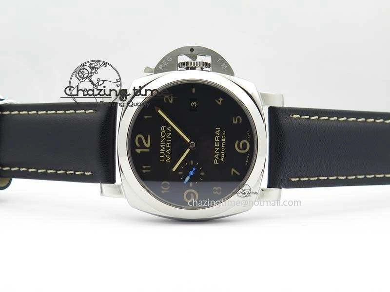 PAM1359 S ZF 1:1 Best Edition Black Dial On Black Leather Strap P Unique 8489